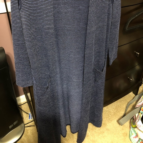 S Black and Blue micro stripe Sarah - Picture 2 of 4